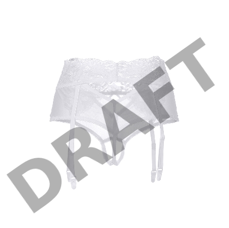 Эротические трусики-пояс Erolanta Iveta, белый (46-48)