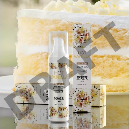 Разогревающие массажное масло Gourmet HOT VANILLA (Ваниль)