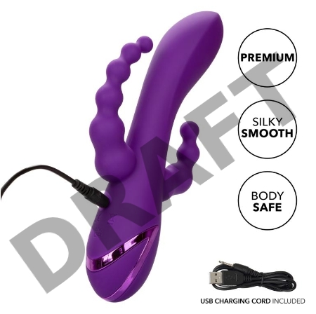 Вибромассажер-кролик двойной LB BOOTYLICIOUS