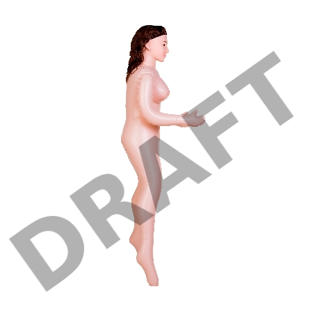 Кукла надувная Dolls-X by TOYFA Ms Melanie, реалистичная.голова, шатенка, с двумя отверстиями