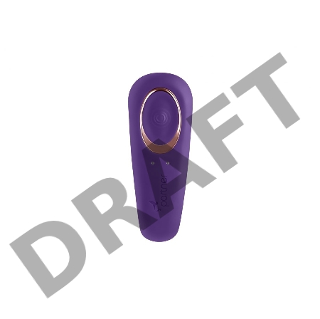 Многофункциональный стимулятор для пар Satisfyer Double Classic (Partner Toy), силикон, фиолетовый, 18,5 см.