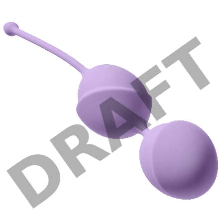 Сиреневые вагинальные шарики One Thousand and One Nights