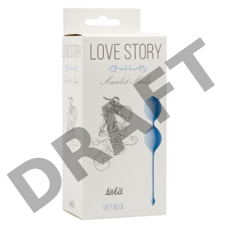 Голубые вагинальные шарики Scarlet Sails