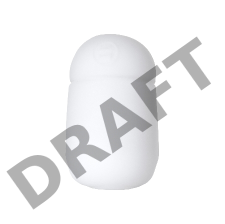 Мастурбатор нереалистичный MensMax CAPSULE 06 Sakura, TPE, белый, 8 см