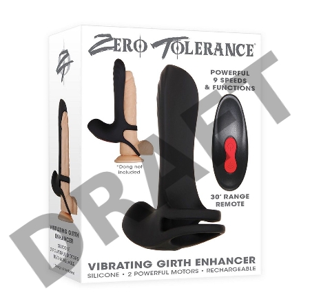 Zero Tolerance VIBRATING GIRTH ENHANCER Эрекционное кольцо-сбруя с пультом ДУ
