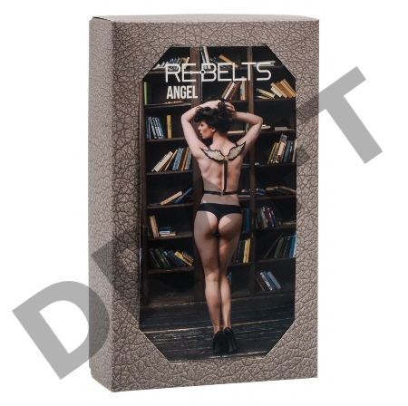 Портупея с крылышками Angel Black