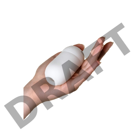 Мастурбатор нереалистичный MensMax CAPSULE 06 Sakura, TPE, белый, 8 см