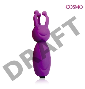 Фиолетовый фантазийный клиторальный стимулятор - 8,5 см.