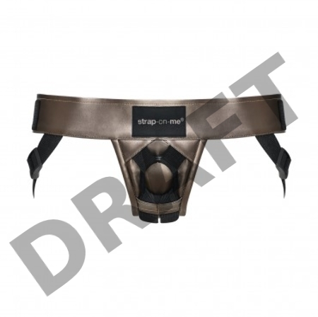 Пояс для страпона Strap-On-Me Harnais Leather Curious, эко-кожа