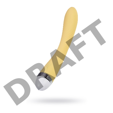 Вибратор Flovetta by Toyfa Calla, силикон, желтый, 22 см