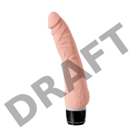 Реалистичный вибратор TOYFA  A-Toys Akin, силикон, телесный, 20,2 см