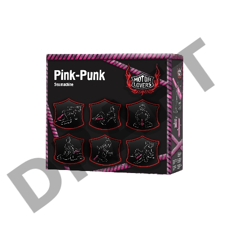 Секс-машина Pink-Punk, MotorLovers, ABS, розовый, 36 см
