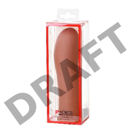 Насадка KOKOS реалистичная с имитацией пирсинга, TPE, телесная, 12.7 см