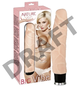 Вибратор-реалистик Nature Skin Big Vibe - 22 см.