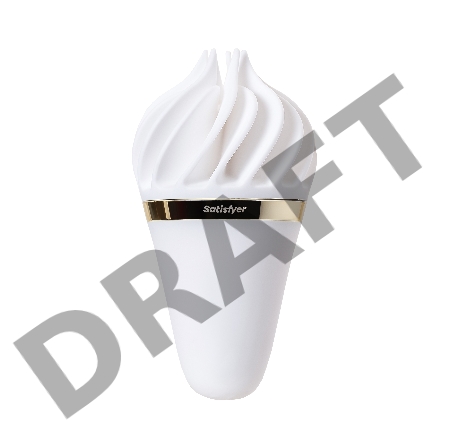 Вибромассажер Satisfyer layons Sweet Treat, силикон, белый, 10,4 см.