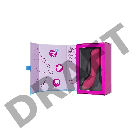 Вакуум-волновой бесконтактный стимулятор клитора Satisfyer Curvy Trinity 3, силикон, красный