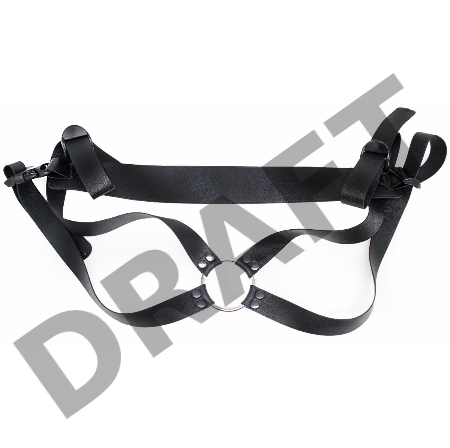 Пояс-трусики с реалистичной насадкой - 20,5 см.