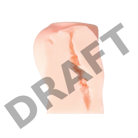 Мастурбатор реалистичный KOKOS Cleo, TPR, бежевый, 13.5 см