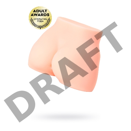 Мастурбатор реалистичный KOKOS Cleo-anal, TPR, бежевый, 13.5 см