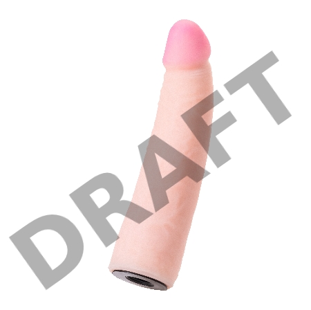 Страпон на креплении TOYFA RealStick Strap-On Jax, TPR, телесный, 17,9 см