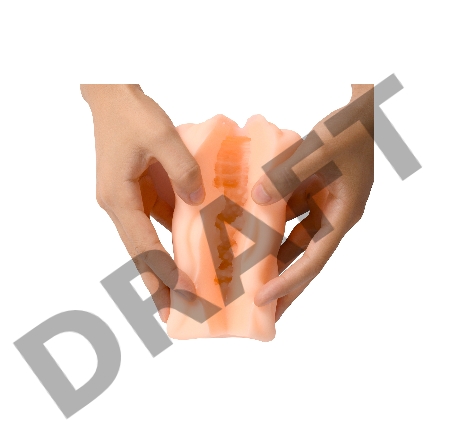 Мастурбатор реалистичный вагина, XISE, TPR, телесный, 16 см.