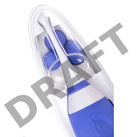 Вибратор LOVENSE Hyphy  с клиторальным стимулятором, силикон, фиолетовый, 21,6 см