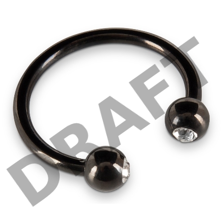 Металлическое кольцо под головку Glans Ring by Rebel