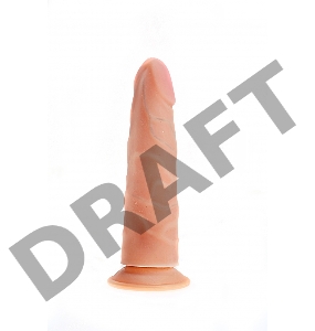 Рельефный фаллоимитатор на присоске ART-Style №19 - 19 см.