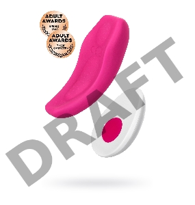 Клиторальный вибратор в трусики JOS FLIRTY, силикон, розовый, 9,3 см