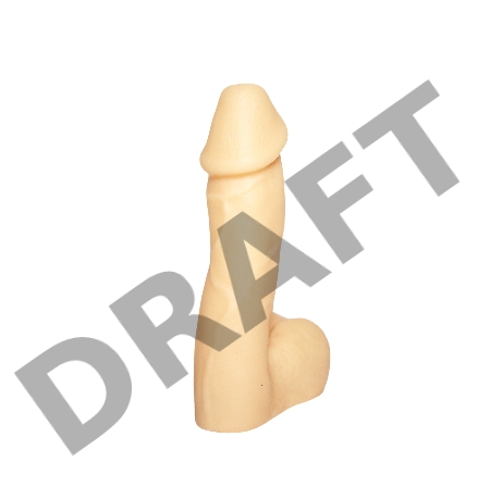 Фаллоимитатор пустотелый телесный