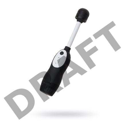 Вибромассажёр LaFree DENMA  Magic Eyes, ABS пластик, черный, 20,4 см