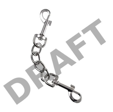 Поножи Anonymo #0152, PU кожа, принт, 27 см