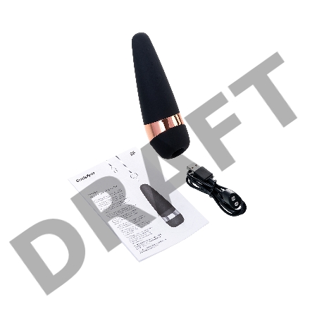 Вакуум-волновой бесконтактный стимулятор клитора Satisfyer PRO 3 Vibration, силикон, черный, 14 см.