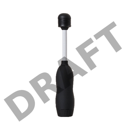 Вибромассажёр LaFree DENMA  Magic Eyes, ABS пластик, черный, 20,4 см