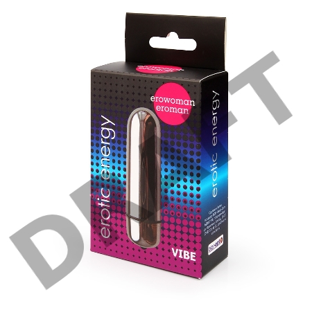 Серебристая гладкая пуля с вибрацией - 6,4 см.