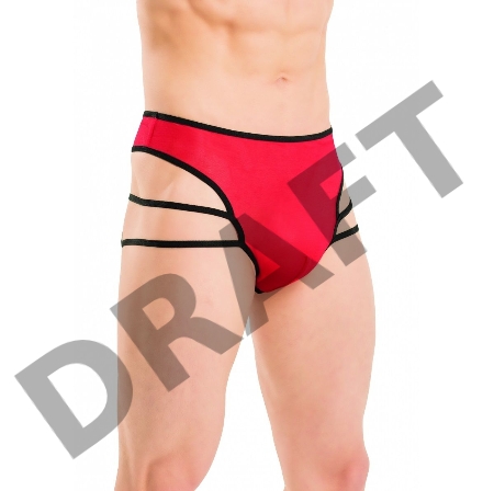 Мужские трусы с бретелями по бокам