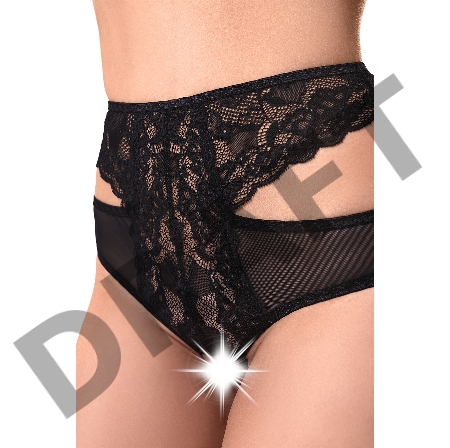 Эротические трусики Erolanta Charlotte, черный (42-44)