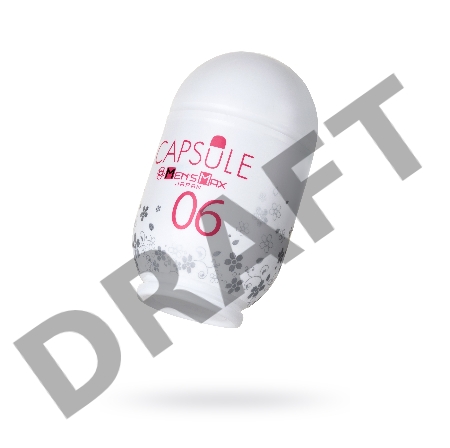Мастурбатор нереалистичный MensMax CAPSULE 06 Sakura, TPE, белый, 8 см