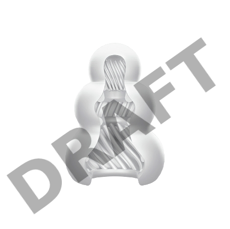 Мастурбатор нереалистичный MensMax Pucchi SQUID, TPE, белый, 6,5 см