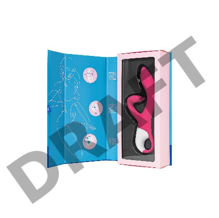 Нереалистичный вибратор Satisfyer Embrace me, силикон, красный