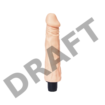 Реалистичный вибратор TOYFA  A-Toys Hook, TPE, телесный, 23 см