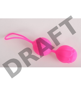 Фигурные розовые шарики Бутон цветка