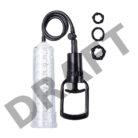 Помпа для пениса TOYFA A-Toys, TPE, прозрачный, 23,5 см