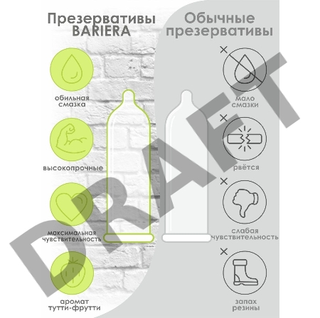 Ультратонкие презервативы Bariera Ultra Thin - 3 шт.