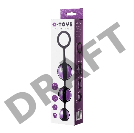 Вагинальные шарики TOYFA A-Toys Hony, ABS пластик, фиолетовый, 18,5 см