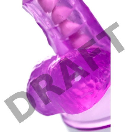 Реалистичный фаллоимитатор A-Toys by TOYFA Celiam, TPE, фиолетовый, 20,5 см