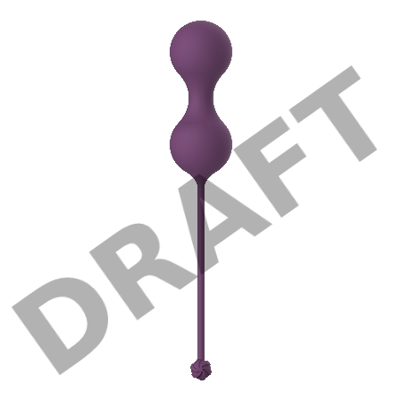 Набор фиолетовых вагинальных шариков Love Story Carmen