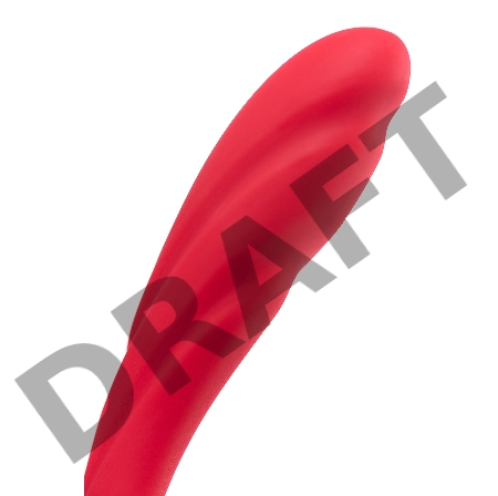 Виброяйцо Levett Alina, силикон, красное, 18 см