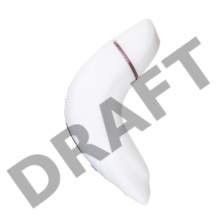 Стимулятор клитора Satisfyer Pro Plus Vibration, силикон+ABS пластик, белый, 19 см.