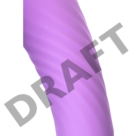 Вибратор Flovetta by Toyfa Lantana, силикон, фиолетовый, 22 см